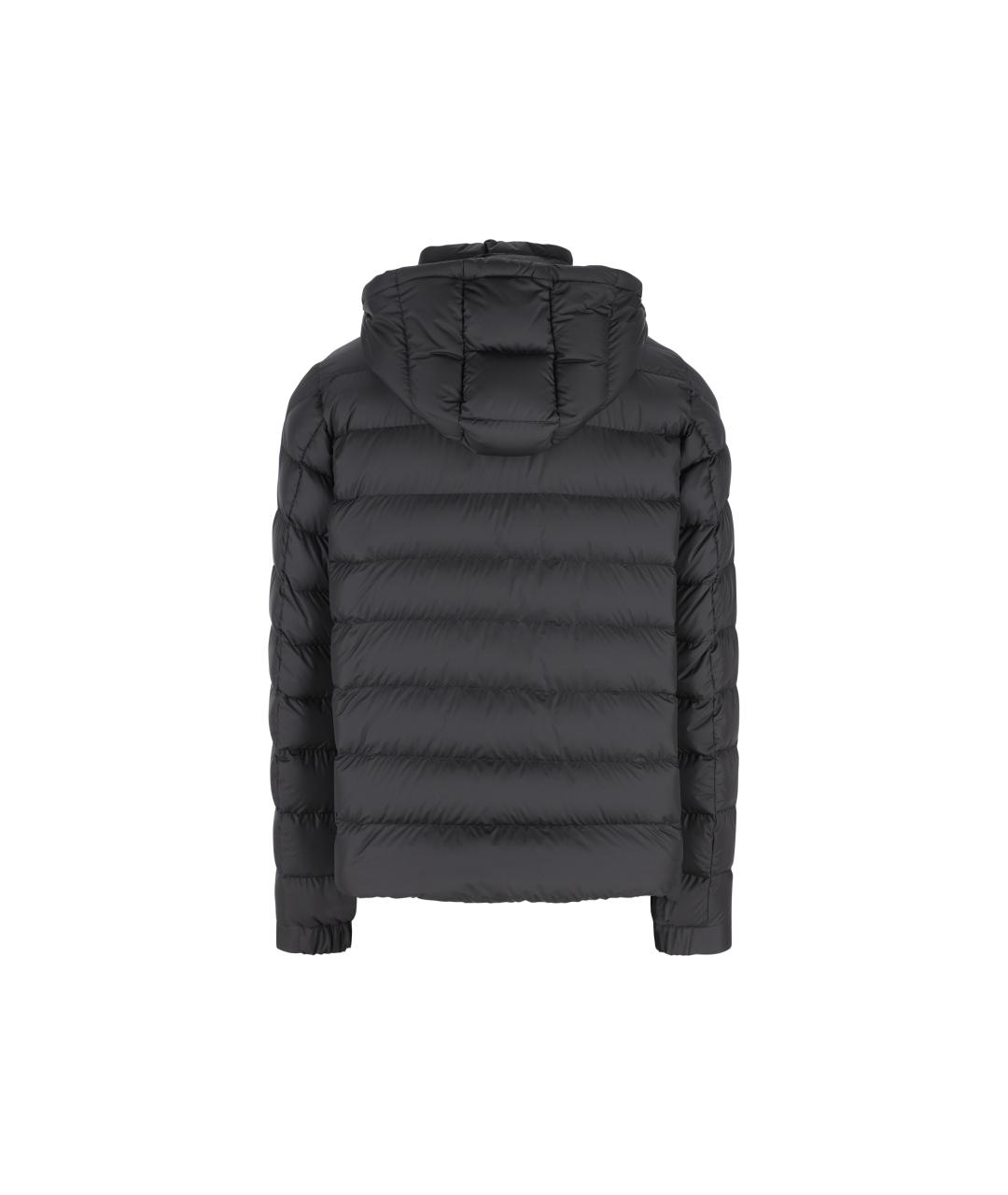 MONCLER Черная полиэстеровая куртка, фото 5