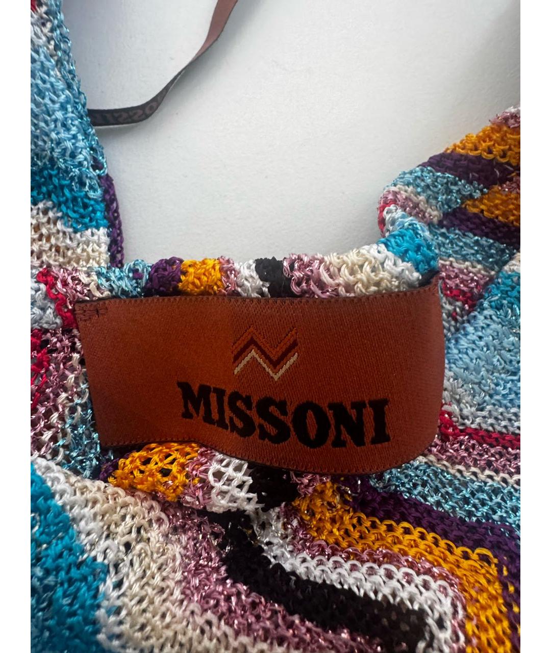 MISSONI Мульти вискозное платье, фото 3
