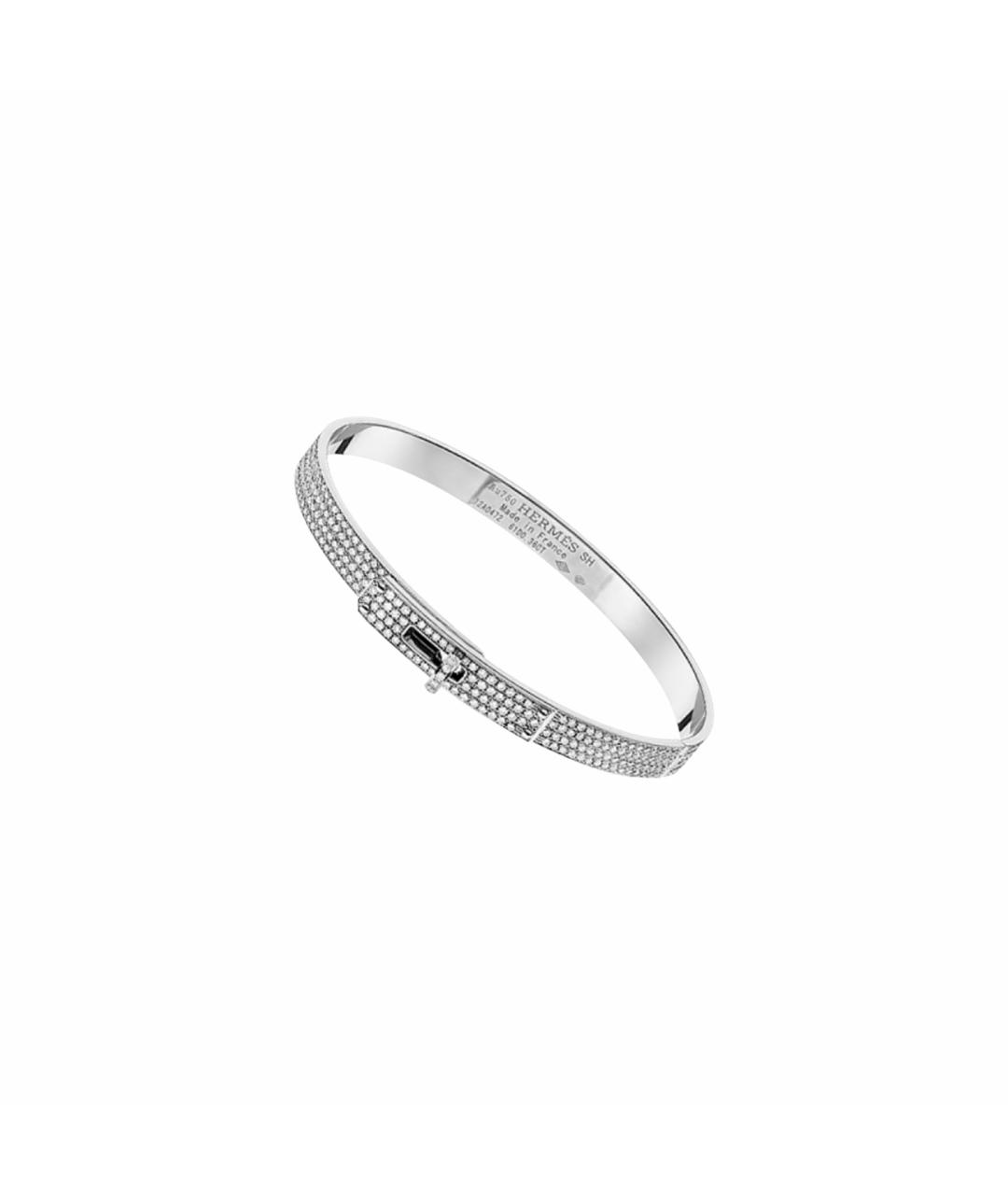HERMES Серебрянный браслет из белого золота, фото 1