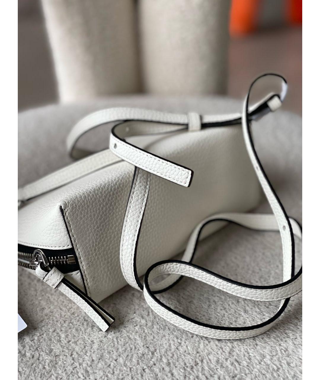 MARC JACOBS Белая кожаная сумка через плечо, фото 8