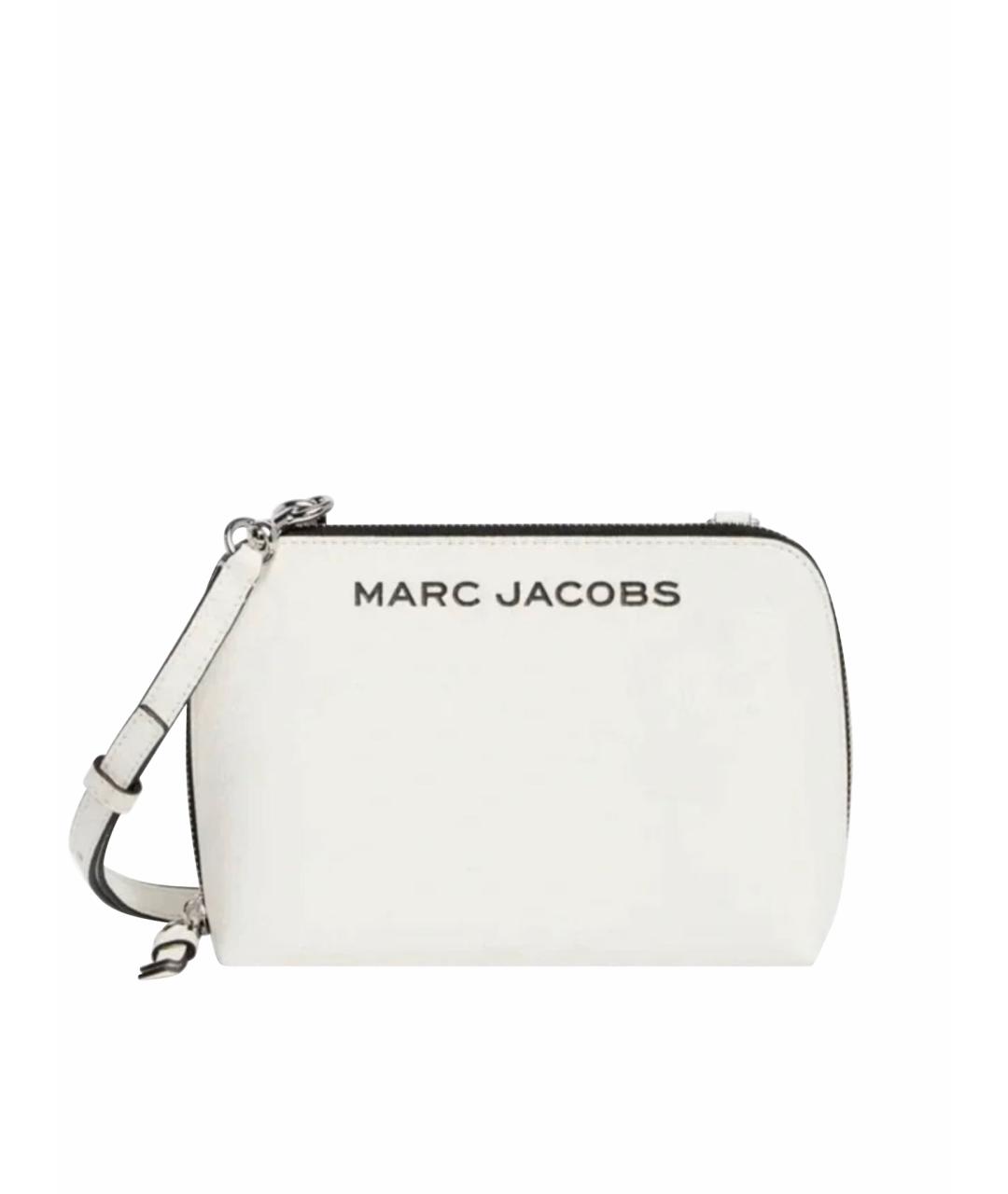 MARC JACOBS Белая кожаная сумка через плечо, фото 9