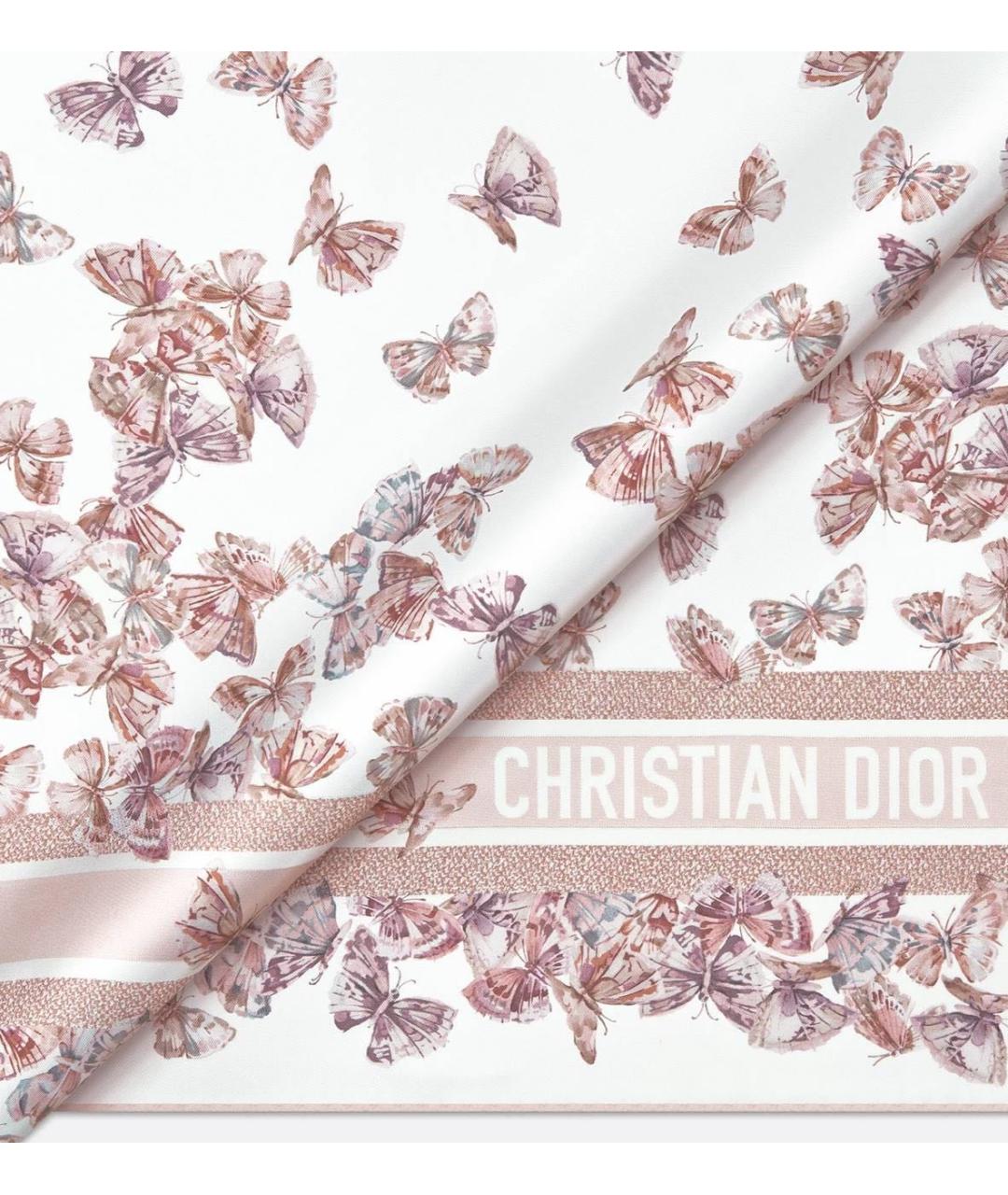 CHRISTIAN DIOR Розовый платок, фото 2