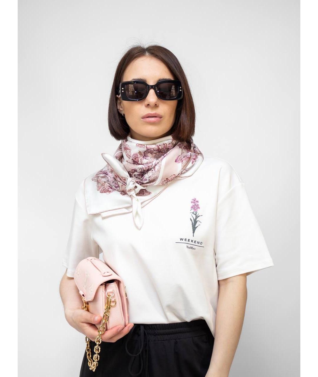 CHRISTIAN DIOR Розовый платок, фото 5