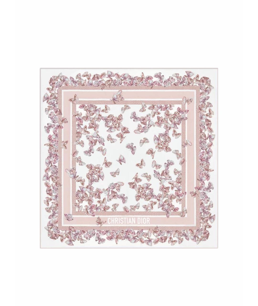 CHRISTIAN DIOR Розовый платок, фото 1