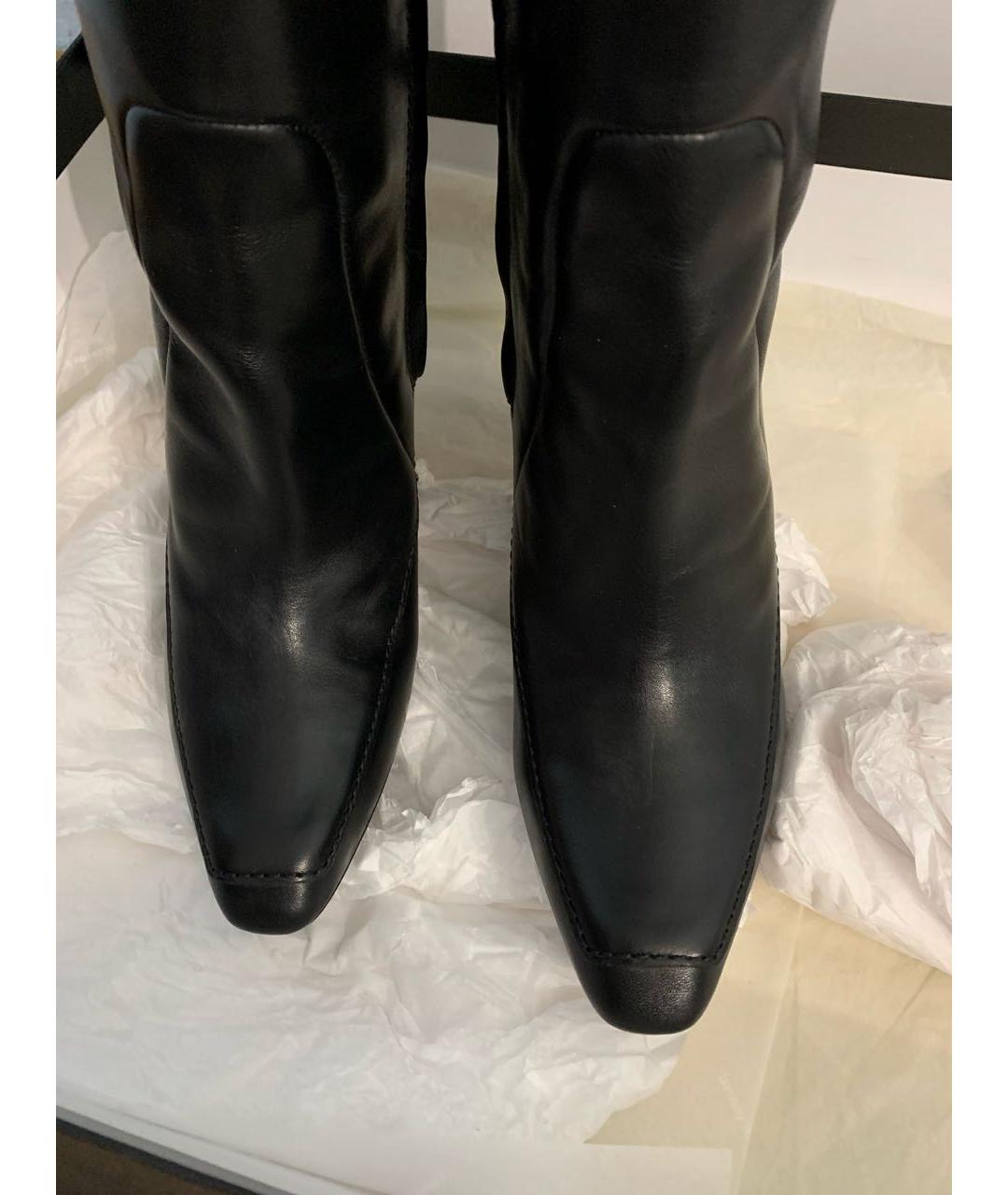 ALEXANDER WANG Черные кожаные сапоги, фото 4