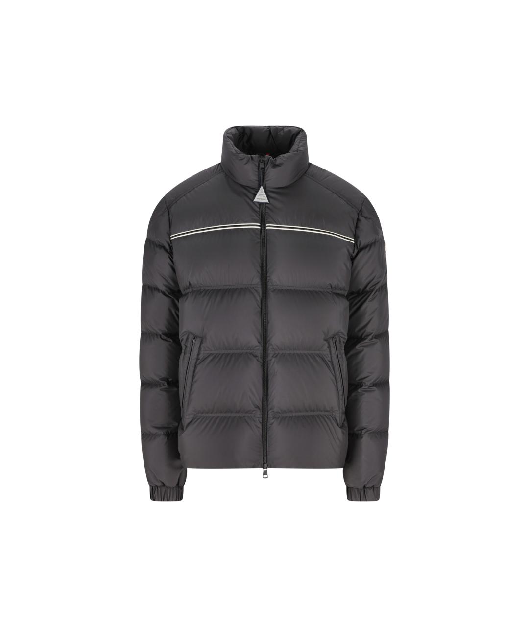 MONCLER Черный пуховик, фото 1