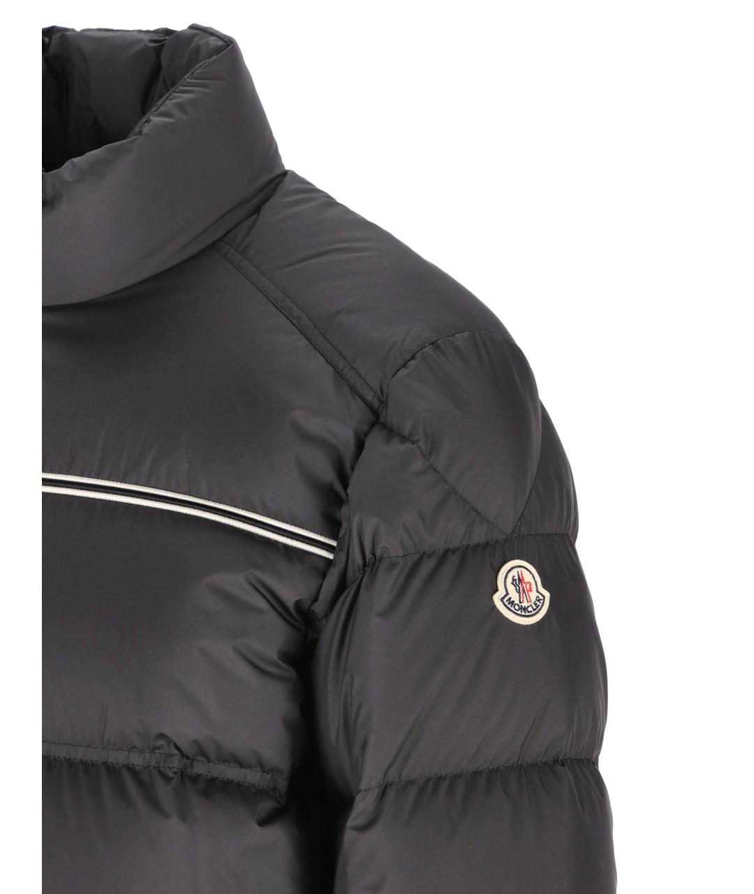 MONCLER Черный пуховик, фото 3