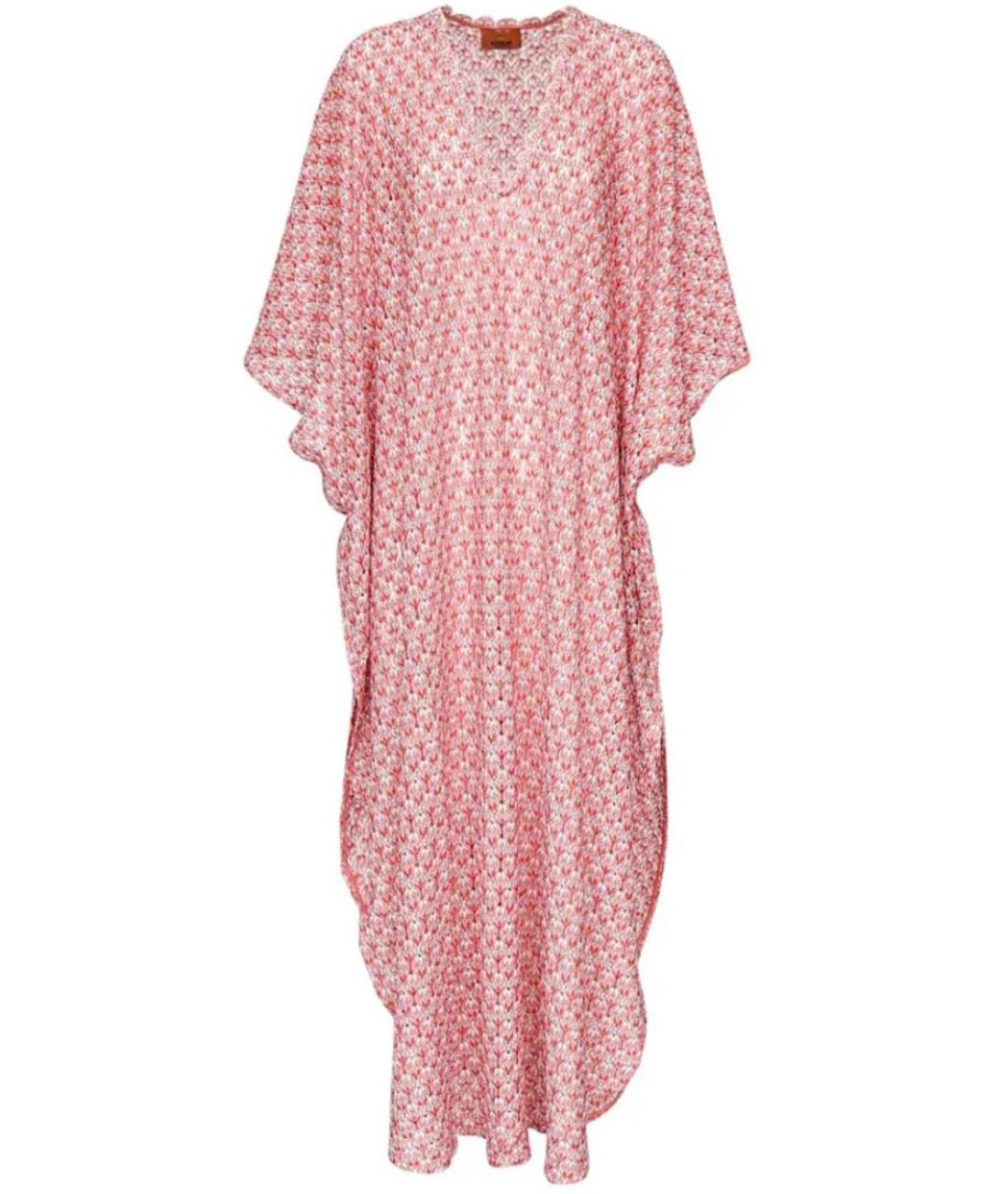 MISSONI Красное вискозное платье, фото 1
