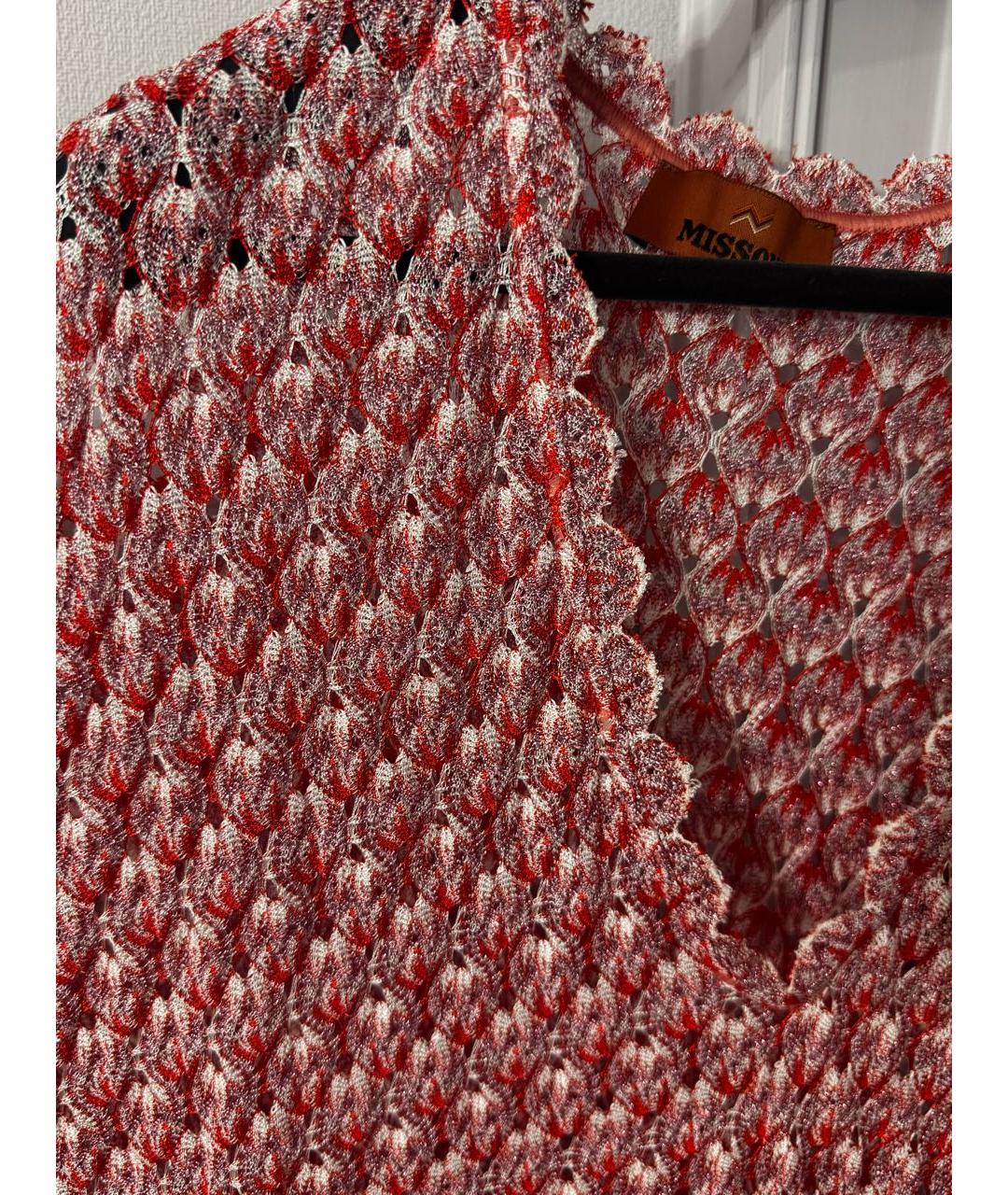 MISSONI Красное вискозное платье, фото 3