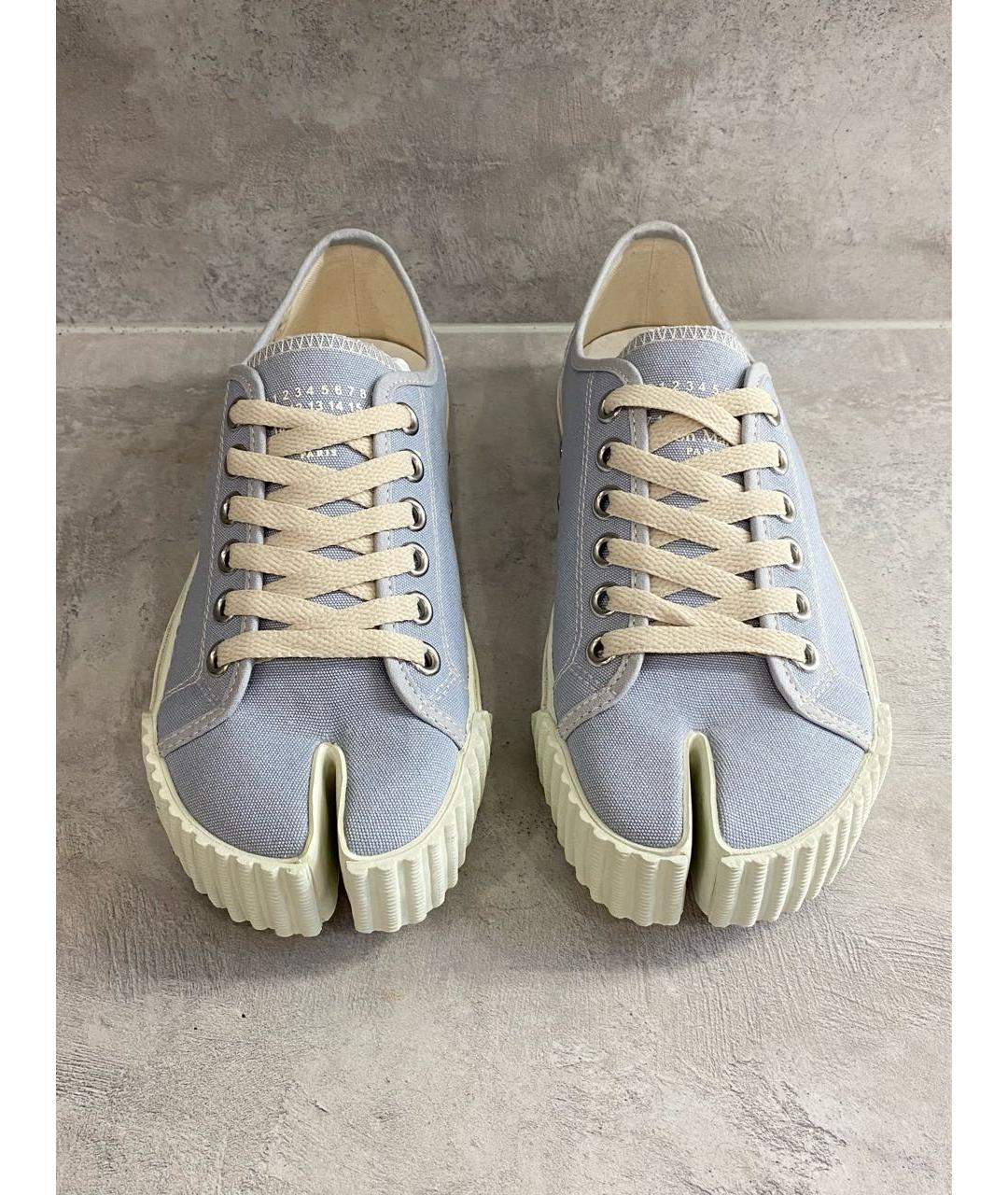 MAISON MARGIELA Голубые кеды, фото 4