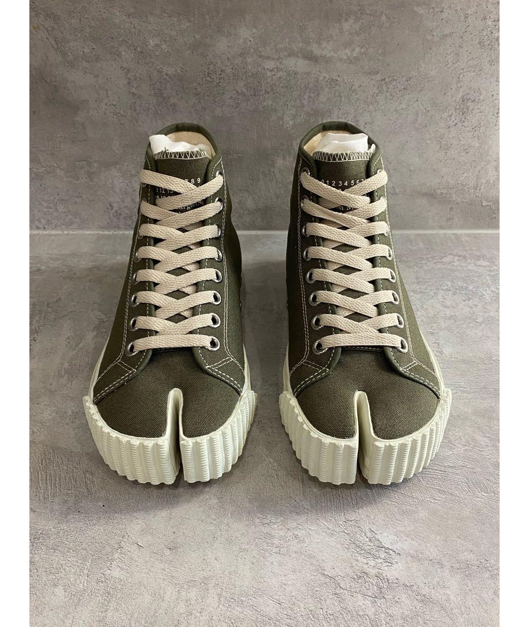 MAISON MARGIELA Хаки кеды, фото 5