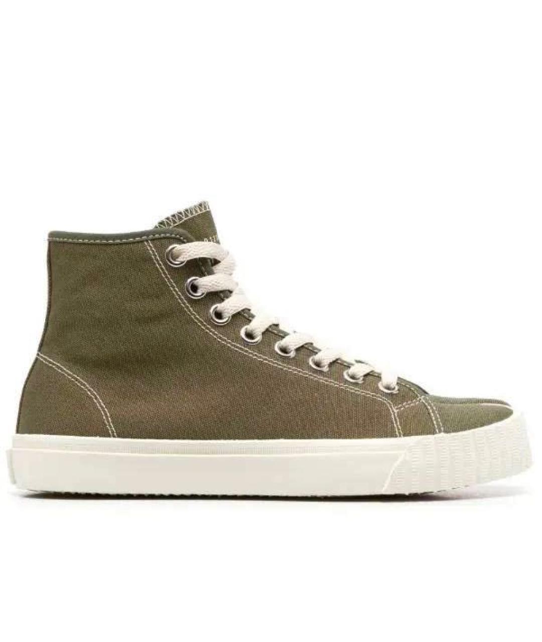 MAISON MARGIELA Хаки кеды, фото 9