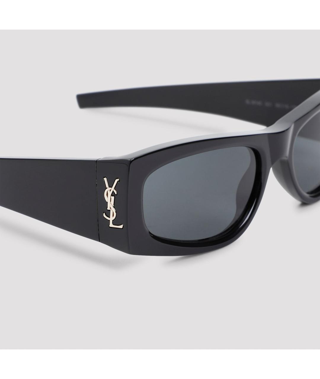 SAINT LAURENT Черные солнцезащитные очки, фото 2