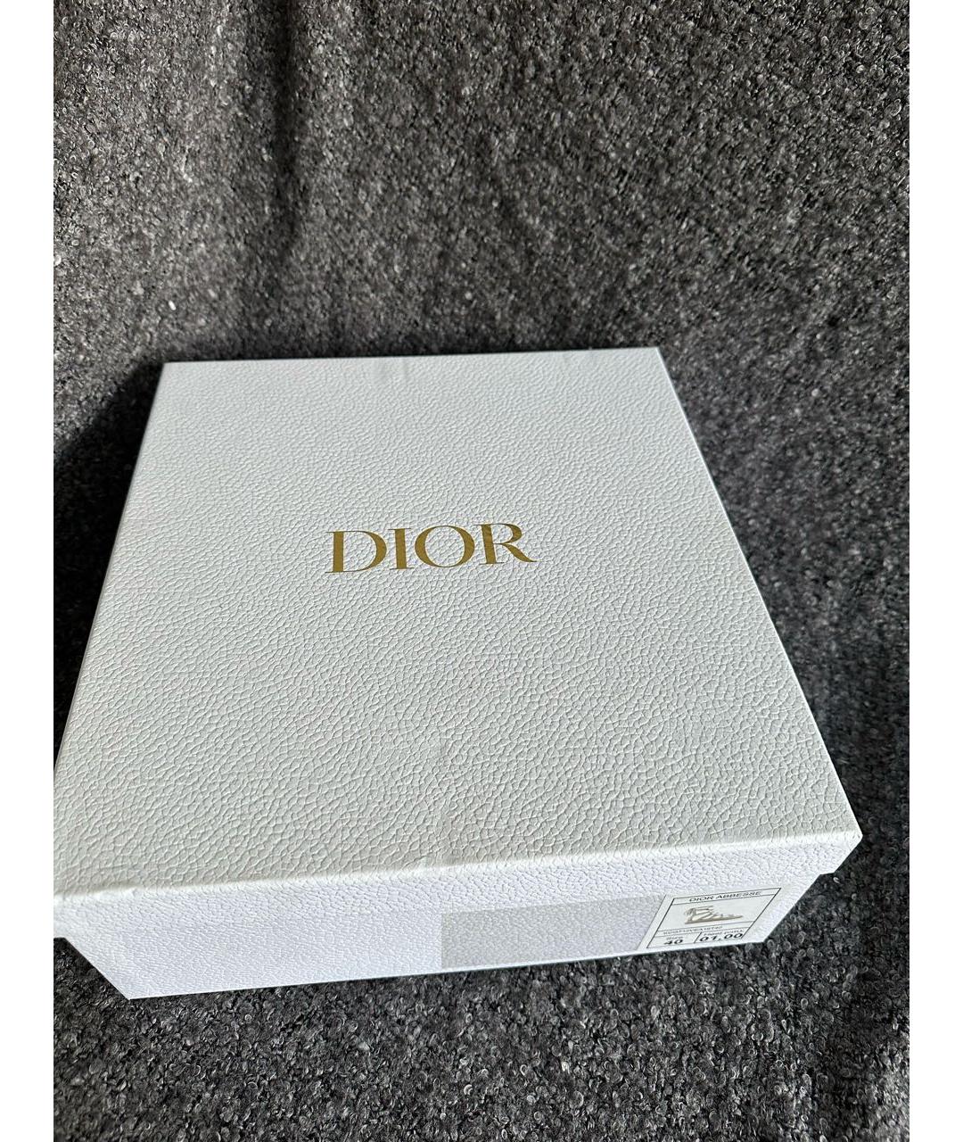 CHRISTIAN DIOR Бежевые кожаные сандалии, фото 7