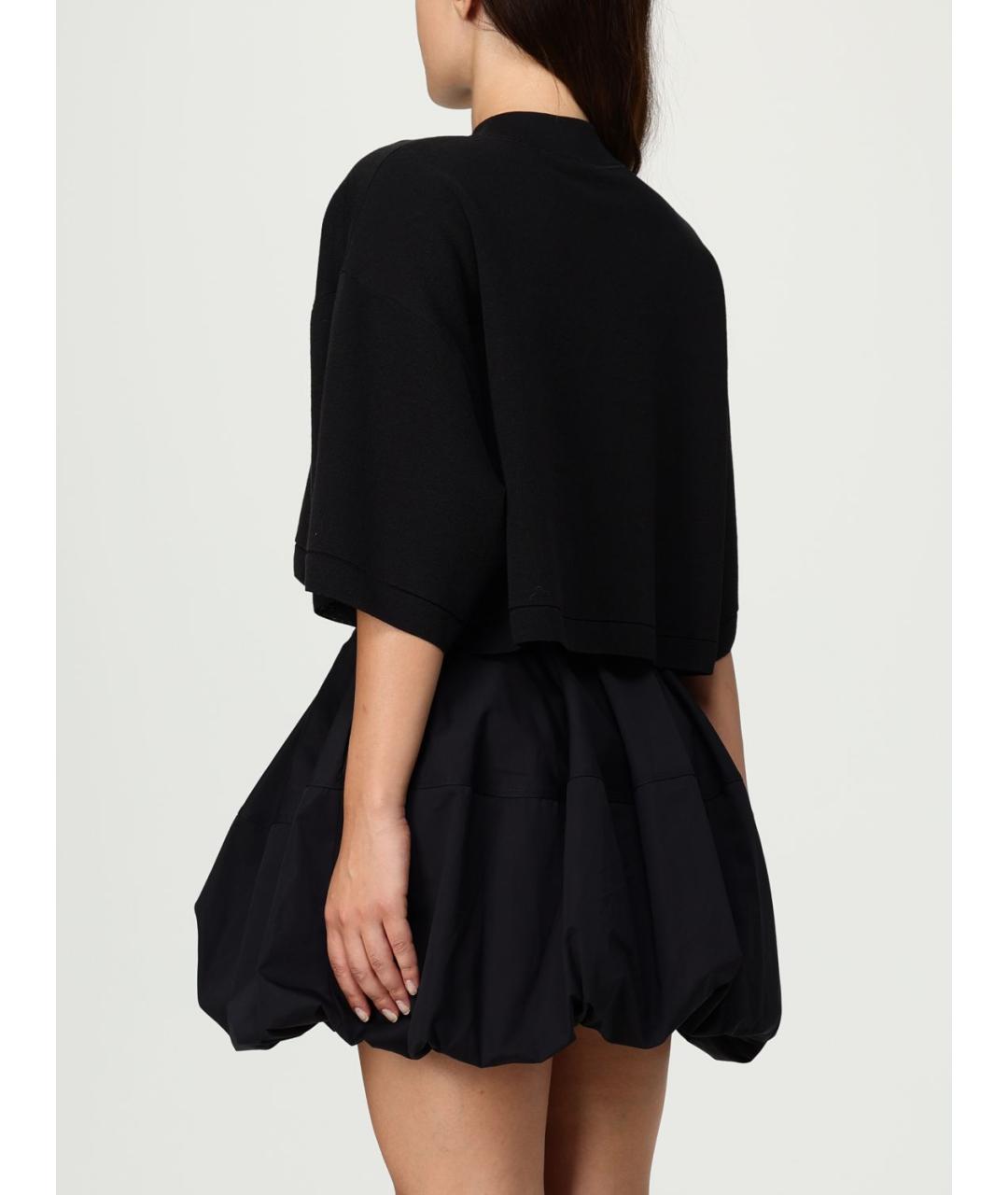 ALAIA Черная хлопковая футболка, фото 4