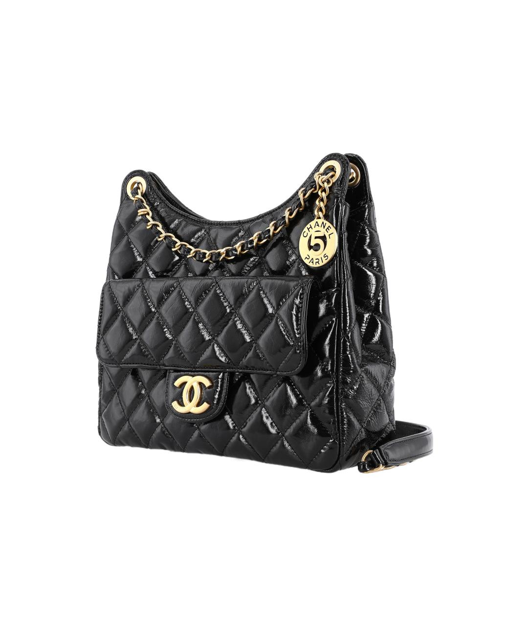 CHANEL Черная сумка через плечо, фото 2