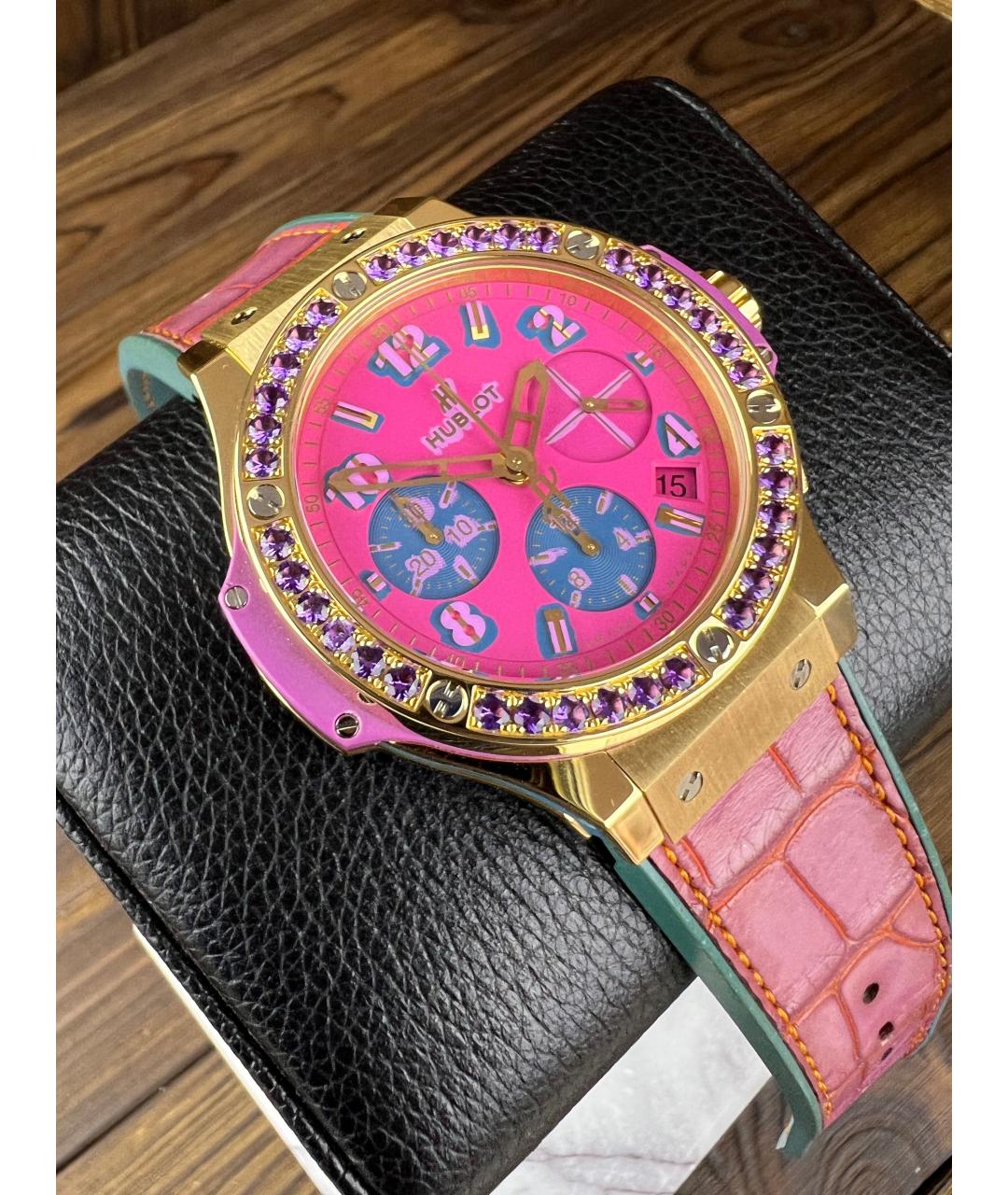 HUBLOT Золотые часы из желтого золота, фото 2
