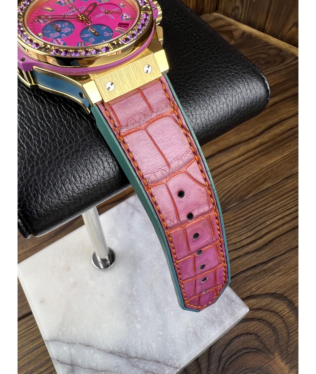 HUBLOT Золотые часы из желтого золота, фото 3