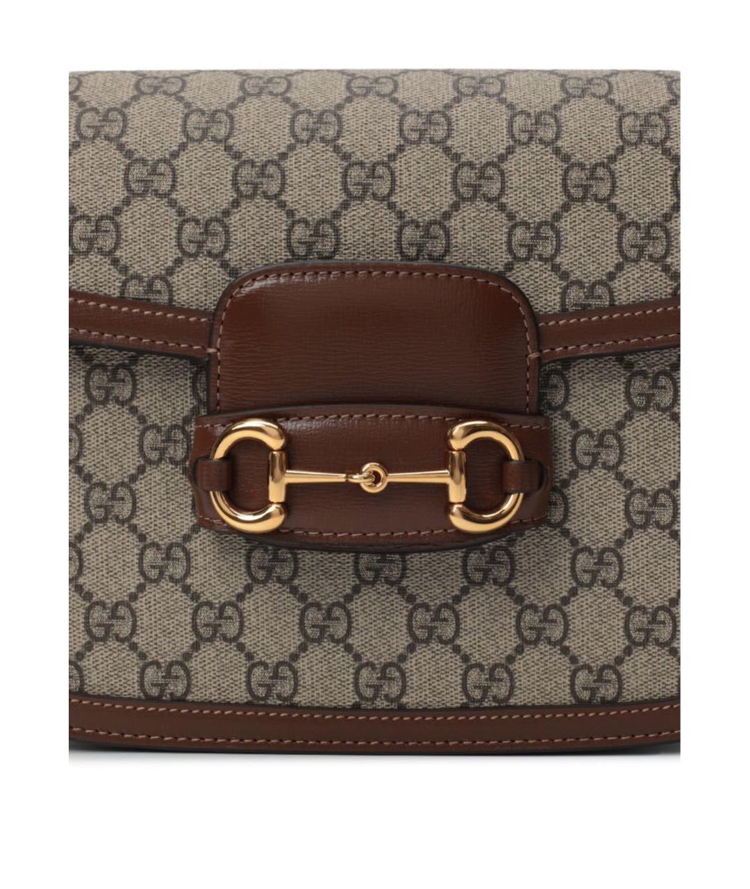 GUCCI Бежевая деним сумка через плечо, фото 2