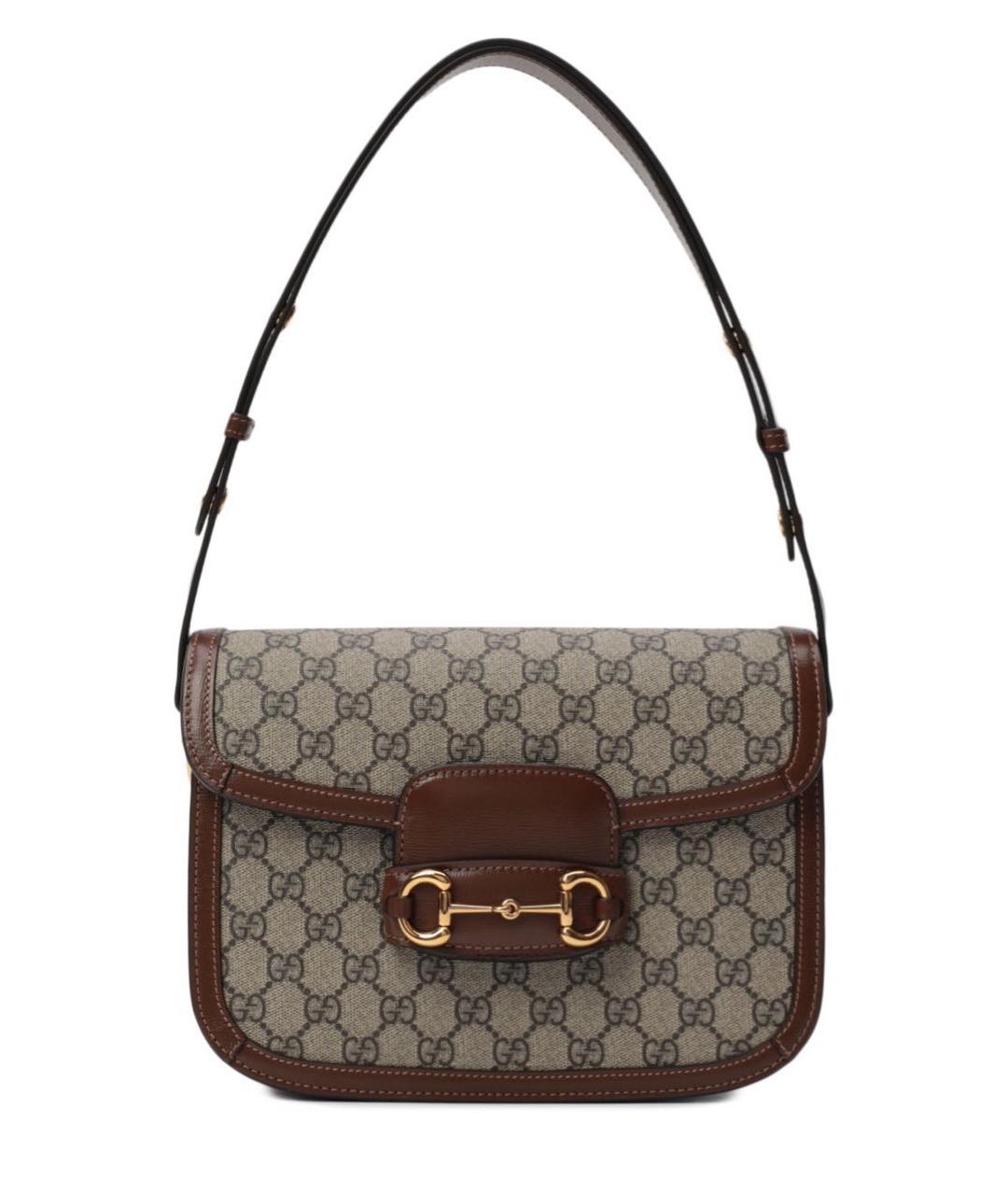 GUCCI Бежевая деним сумка через плечо, фото 9
