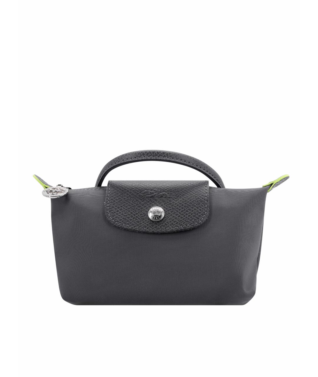 LONGCHAMP Антрацитовая сумка с короткими ручками, фото 1