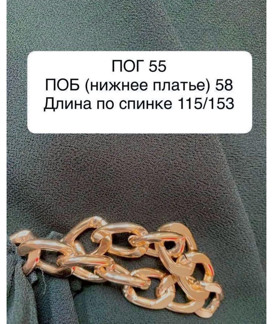 TWIN-SET Черное полиэстеровое вечернее платье, фото 6
