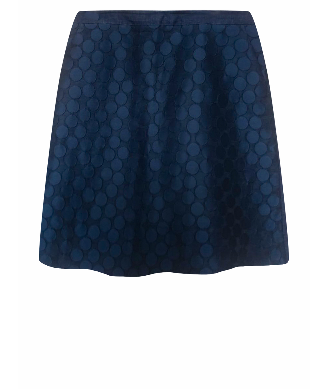 WEEKEND MAX MARA Темно-синяя полиэстеровая юбка миди, фото 1