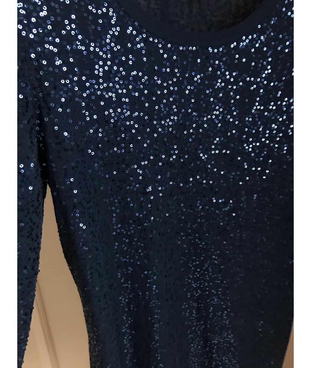 DKNY Синее хлопковое коктейльное платье, фото 7