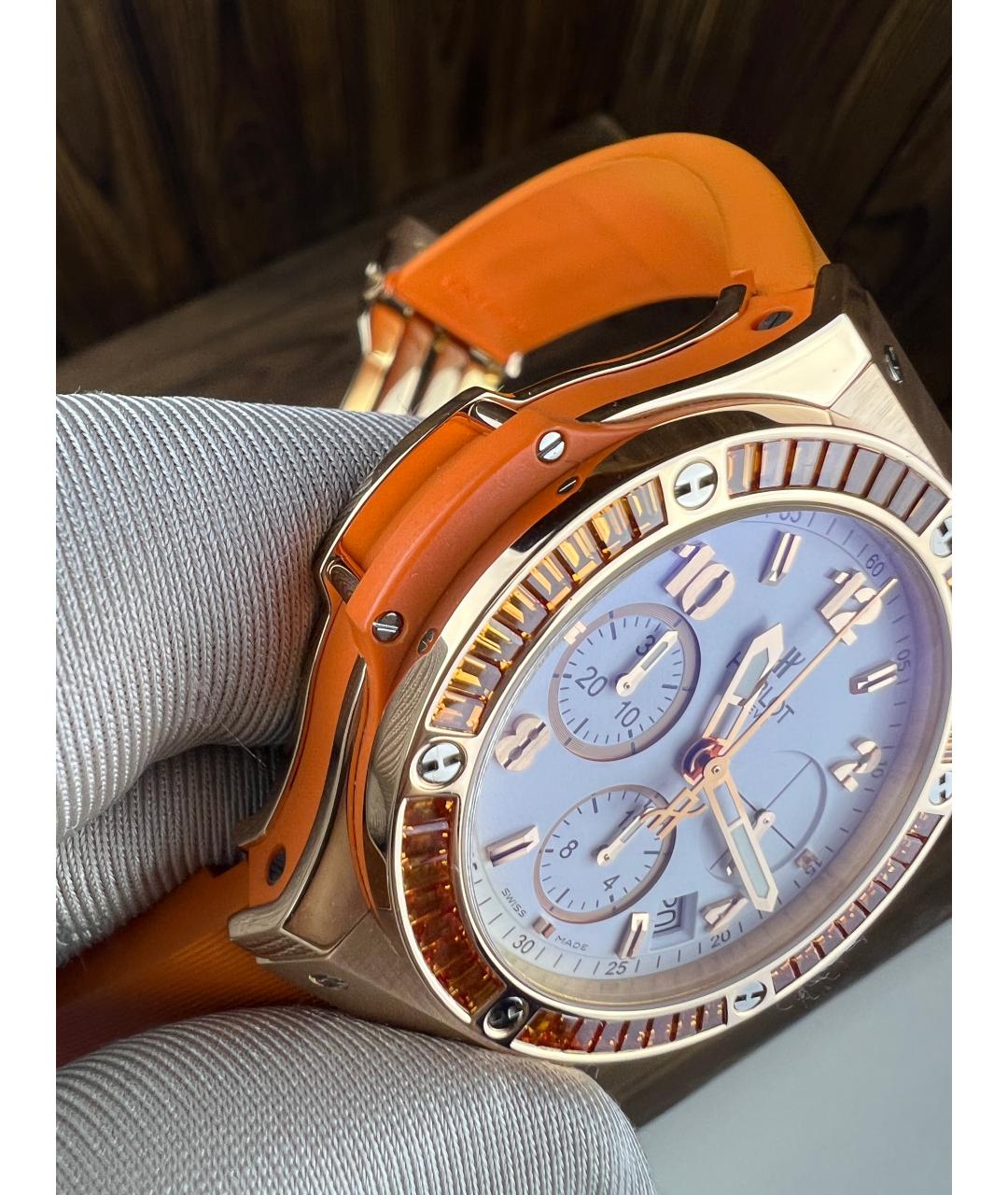 HUBLOT Золотые часы из розового золота, фото 5