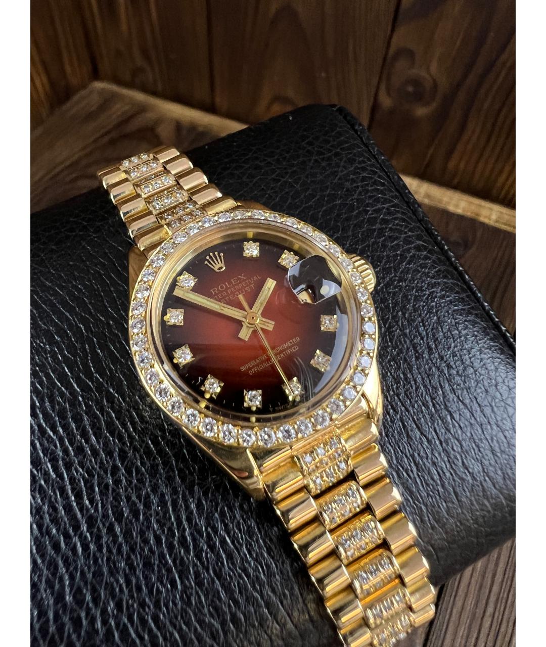 ROLEX Золотые часы из желтого золота, фото 3