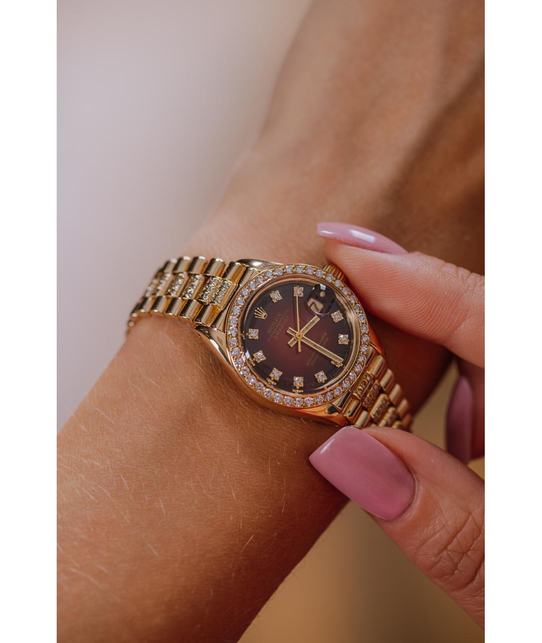 ROLEX Золотые часы из желтого золота, фото 2