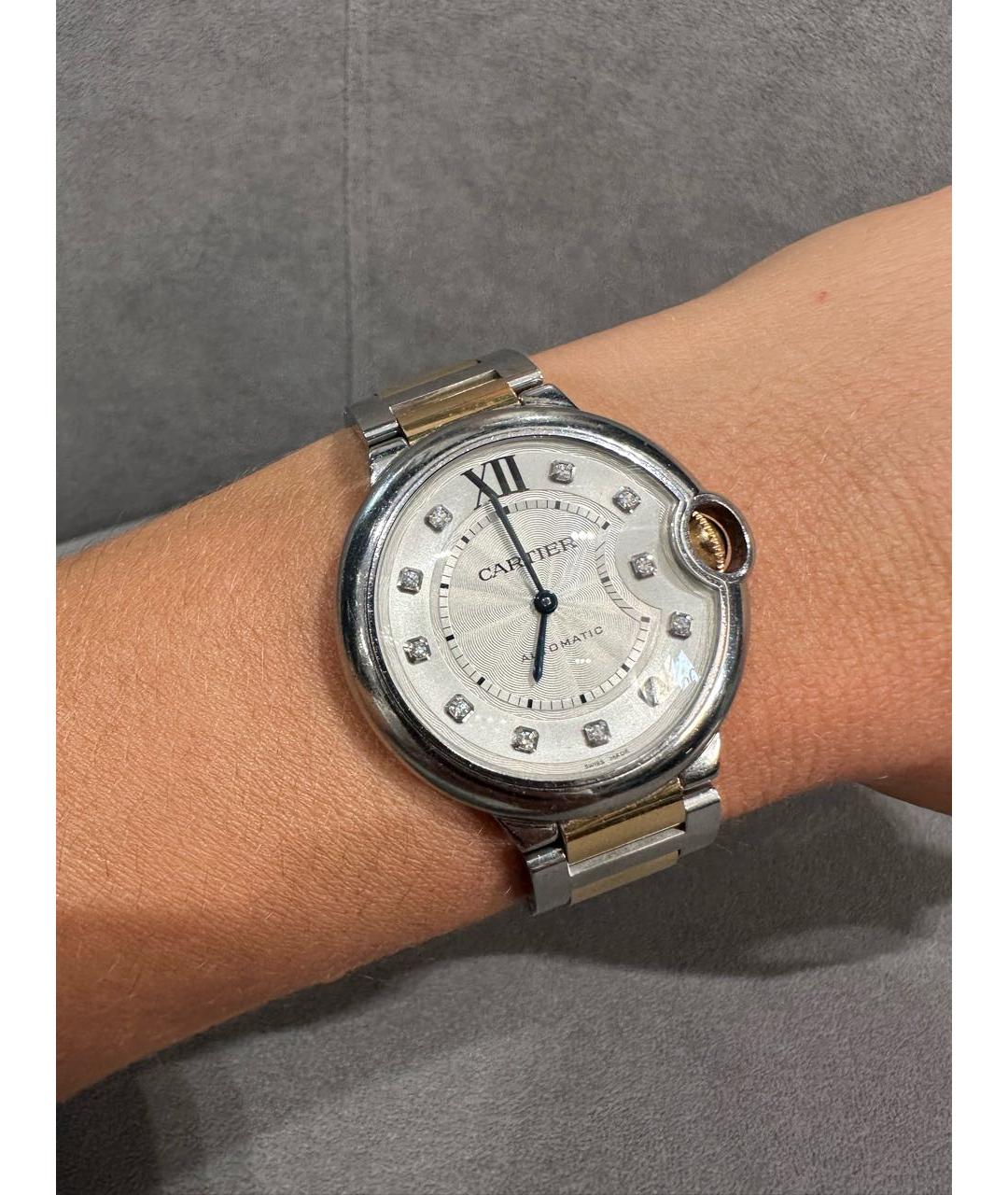 CARTIER Белые часы, фото 4
