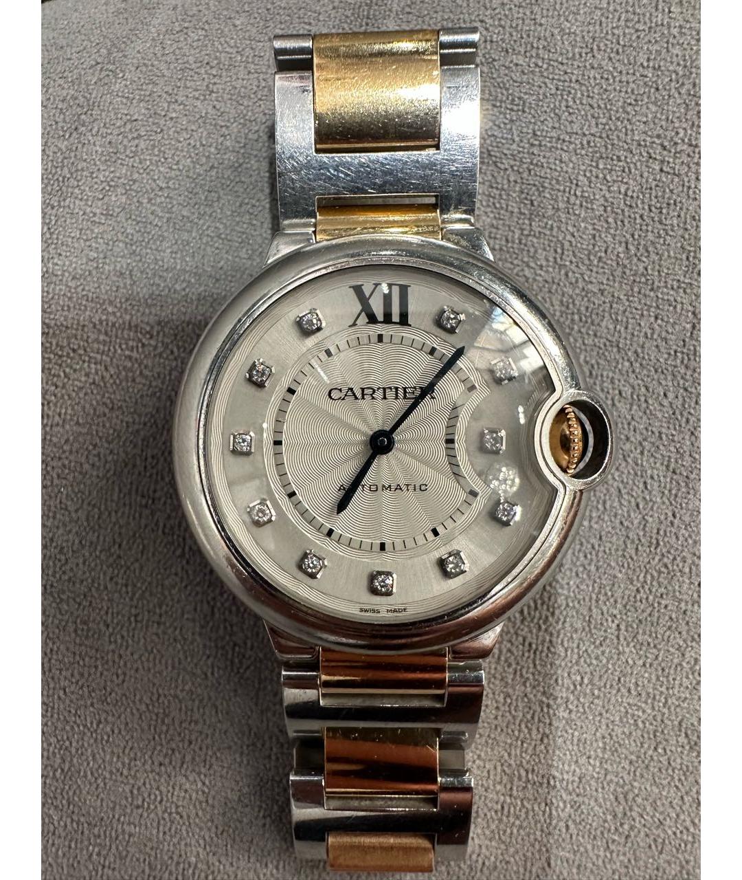 CARTIER Белые часы, фото 7