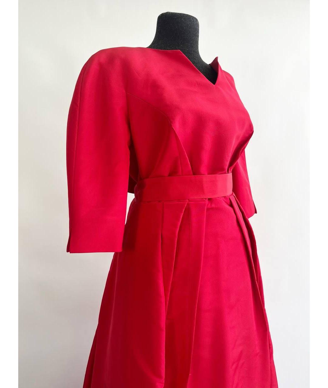 CAROLINA HERRERA Красное вечернее платье, фото 5