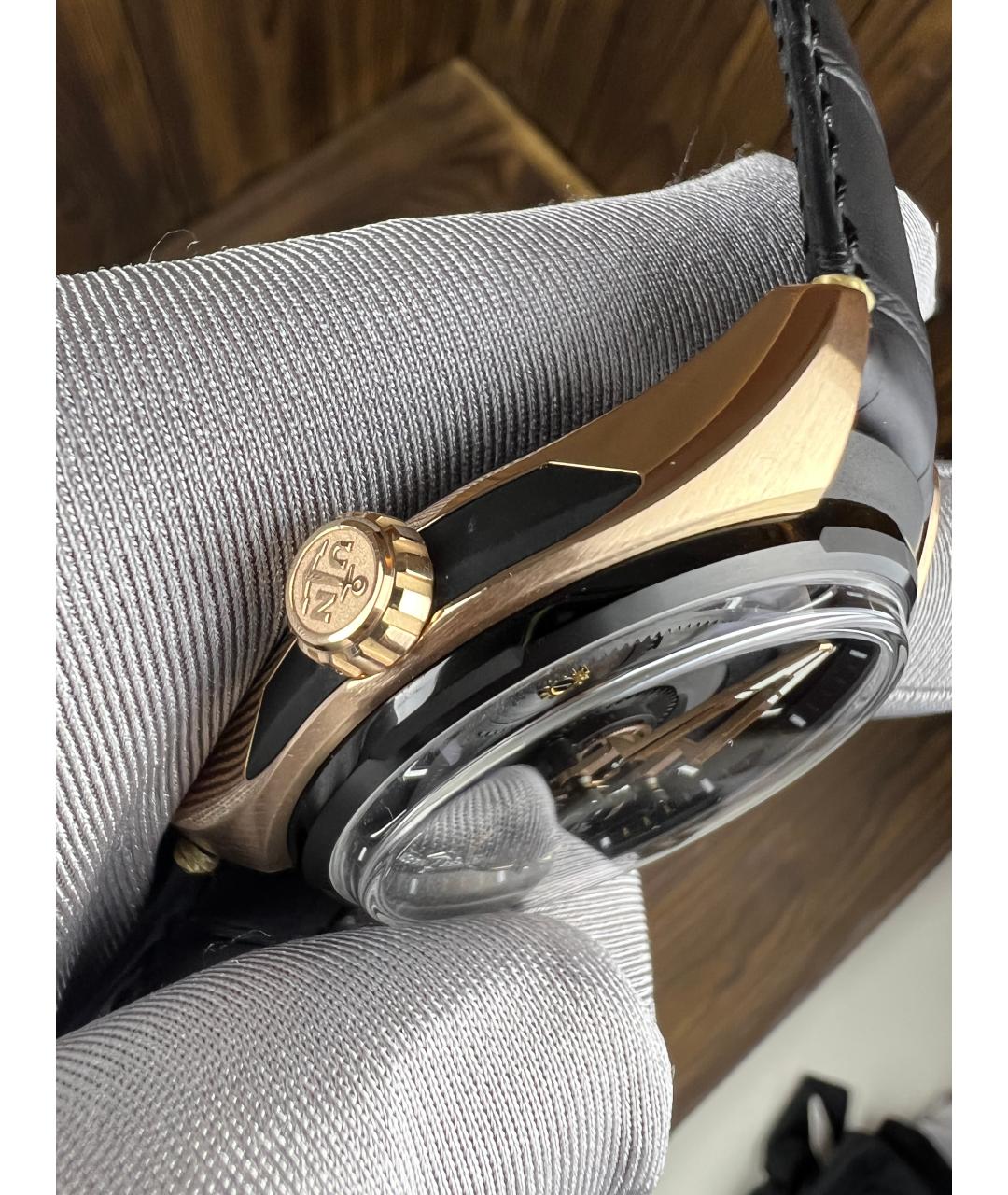 Ulysse Nardin Золотые часы из розового золота, фото 4