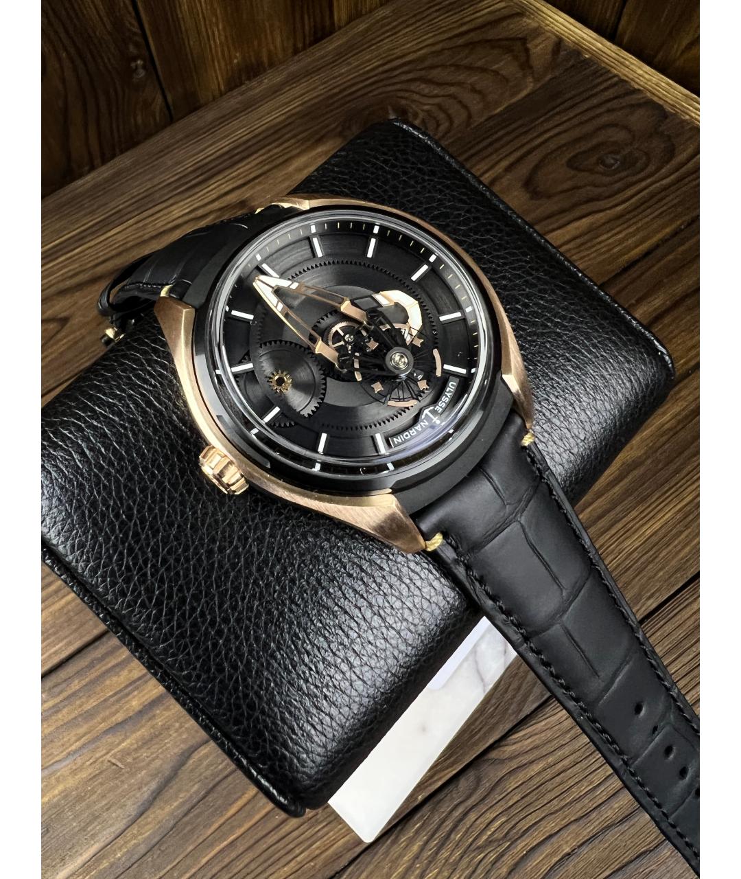 Ulysse Nardin Золотые часы из розового золота, фото 2