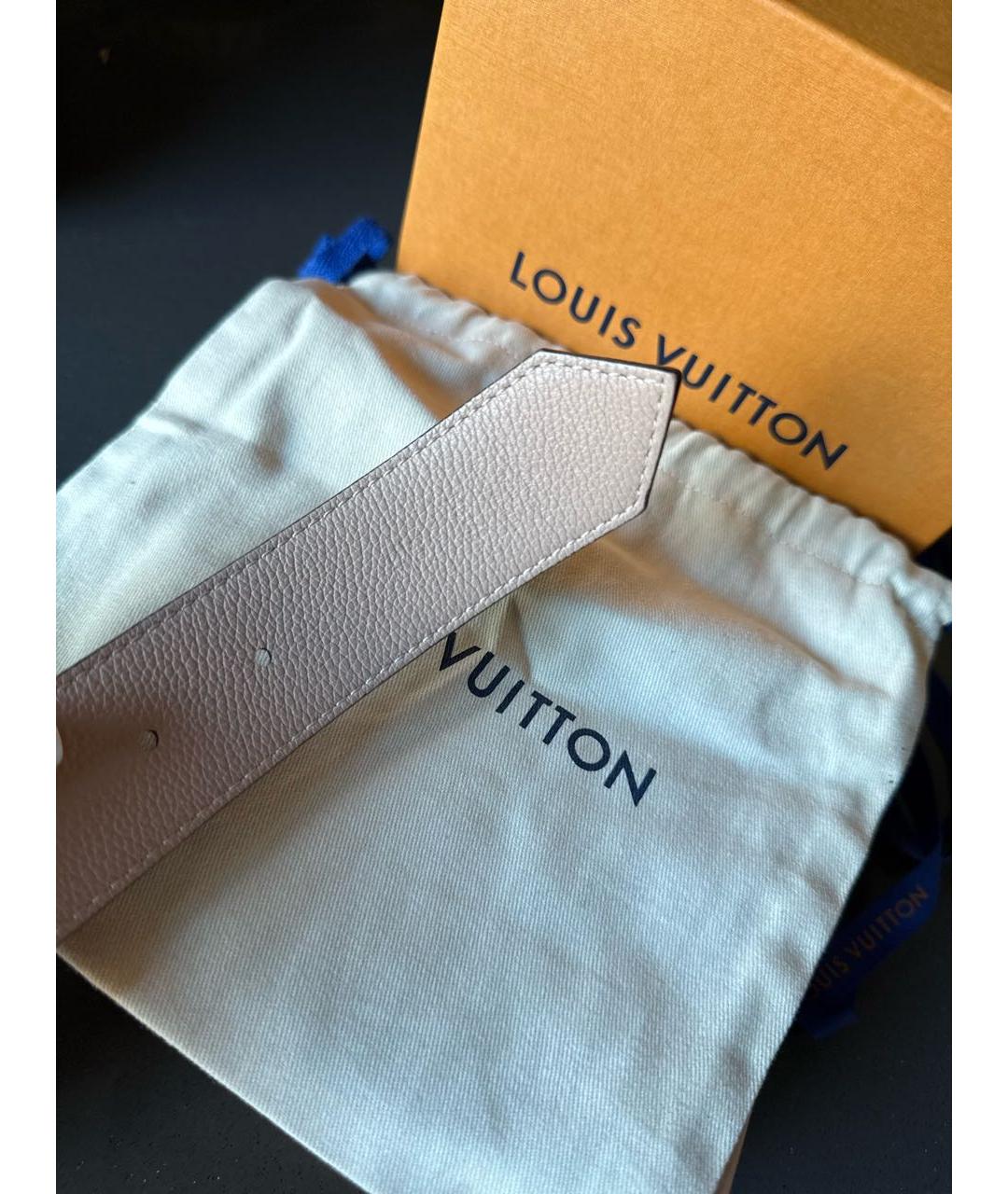 LOUIS VUITTON Коричневый ремень, фото 3