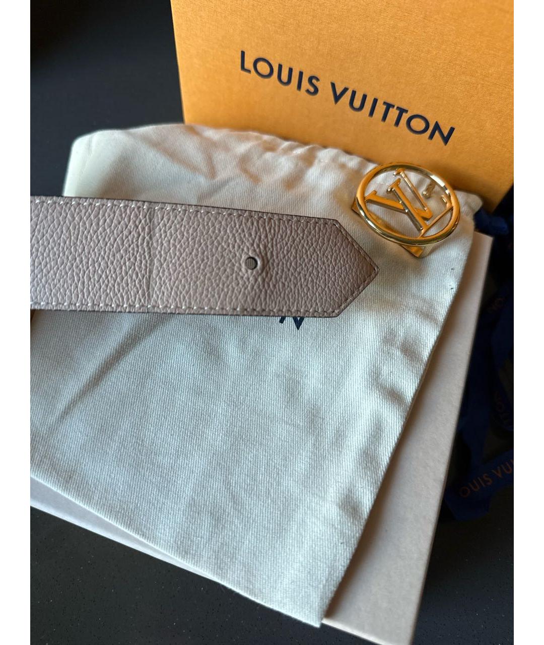 LOUIS VUITTON Коричневый ремень, фото 5