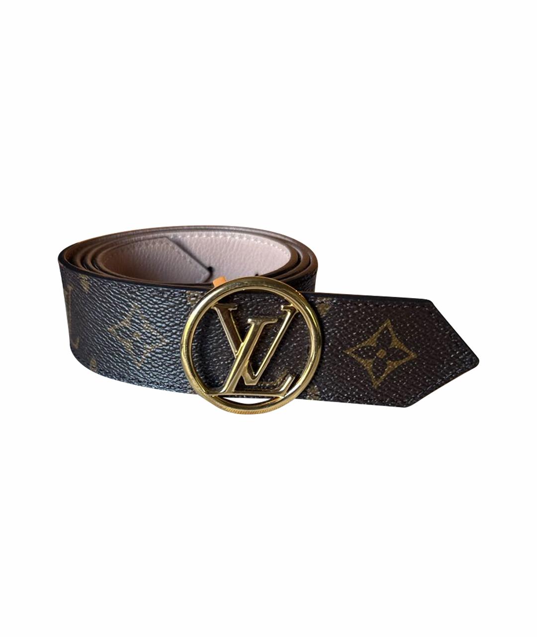 LOUIS VUITTON Коричневый ремень, фото 1