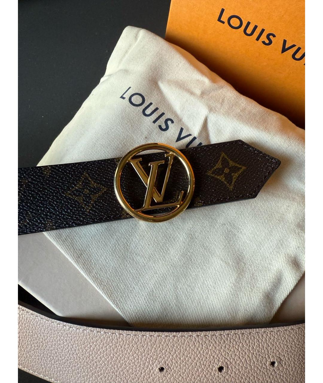 LOUIS VUITTON Коричневый ремень, фото 7