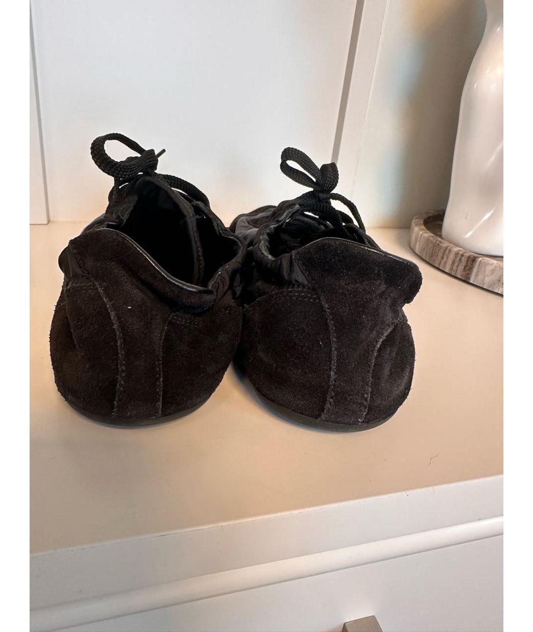 PRADA Черные кеды, фото 3