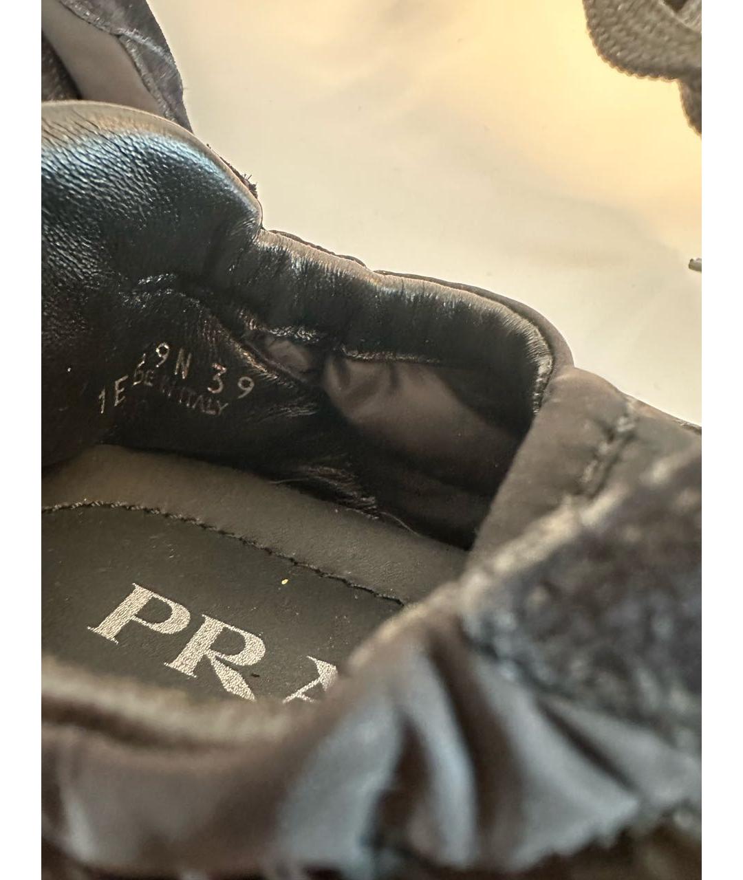 PRADA Черные кеды, фото 6