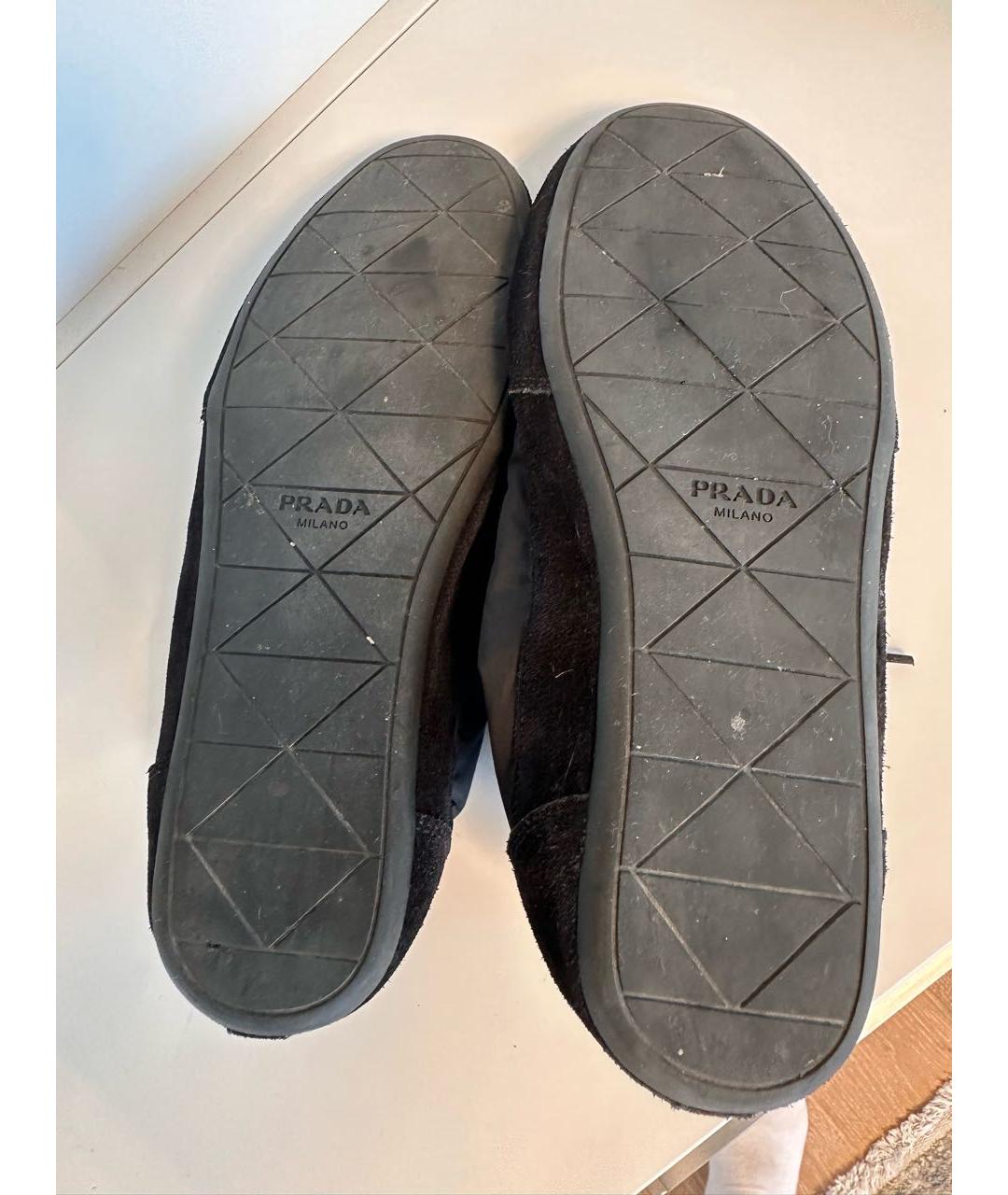 PRADA Черные кеды, фото 7