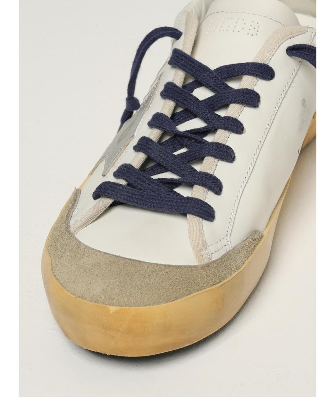 GOLDEN GOOSE DELUXE BRAND Мульти кожаные низкие кроссовки / кеды, фото 4