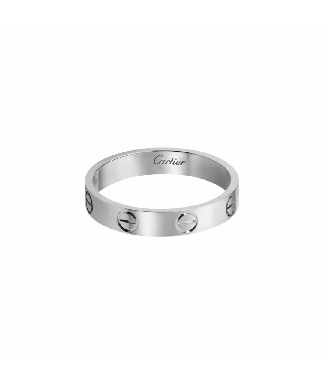 CARTIER Белое кольцо из белого золота, фото 1