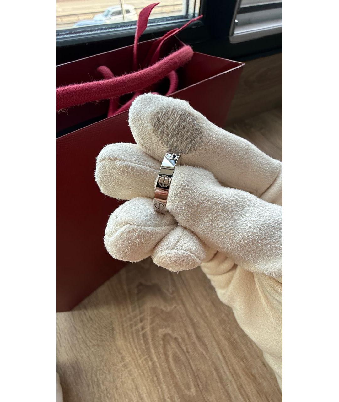 CARTIER Белое кольцо из белого золота, фото 2