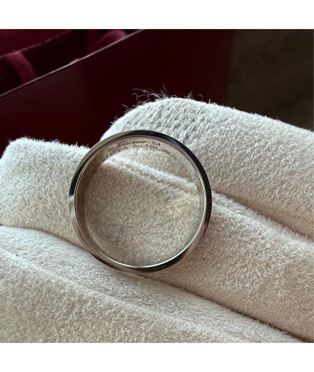 CARTIER Белое кольцо из белого золота, фото 3