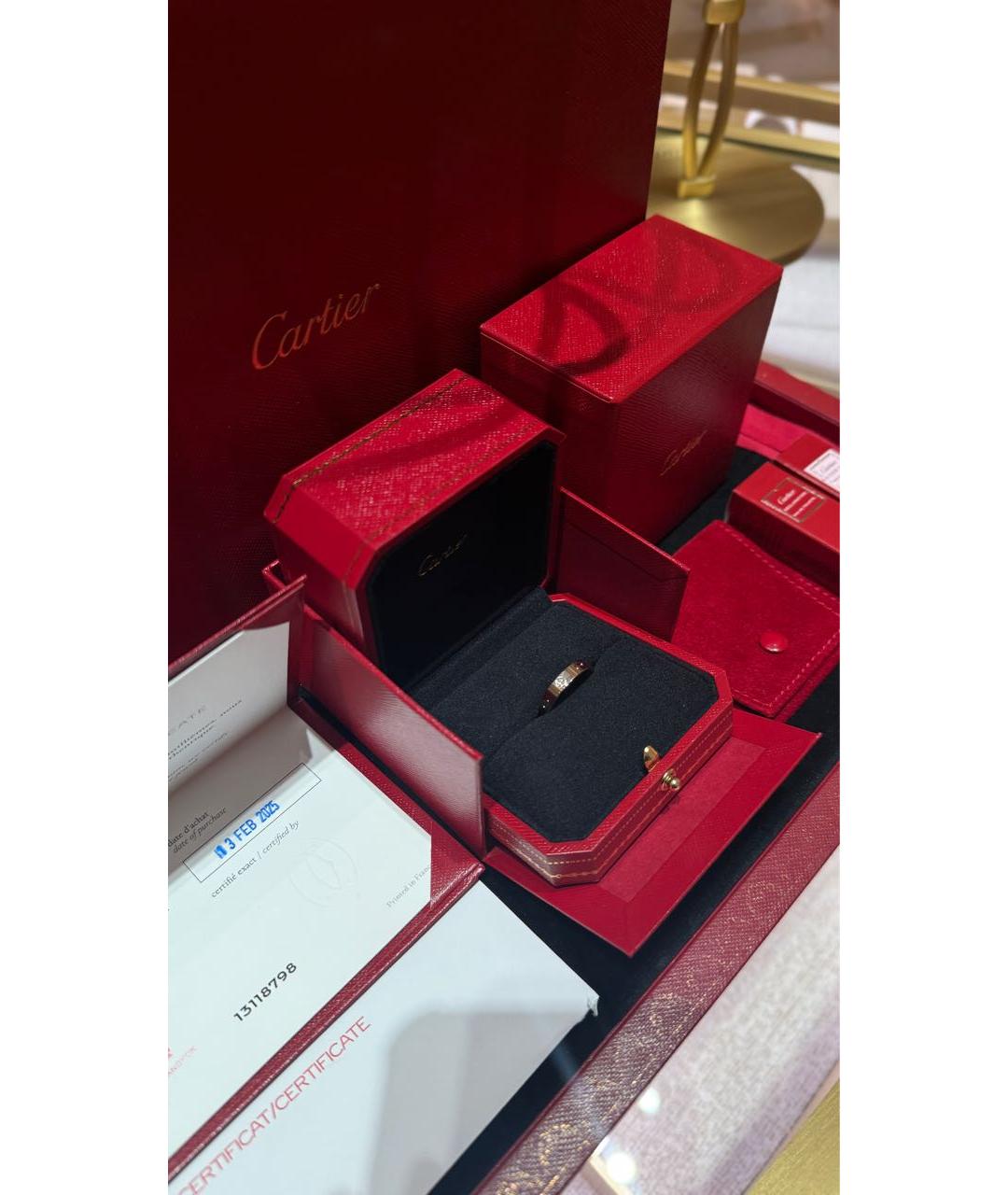 CARTIER Белое кольцо из белого золота, фото 9