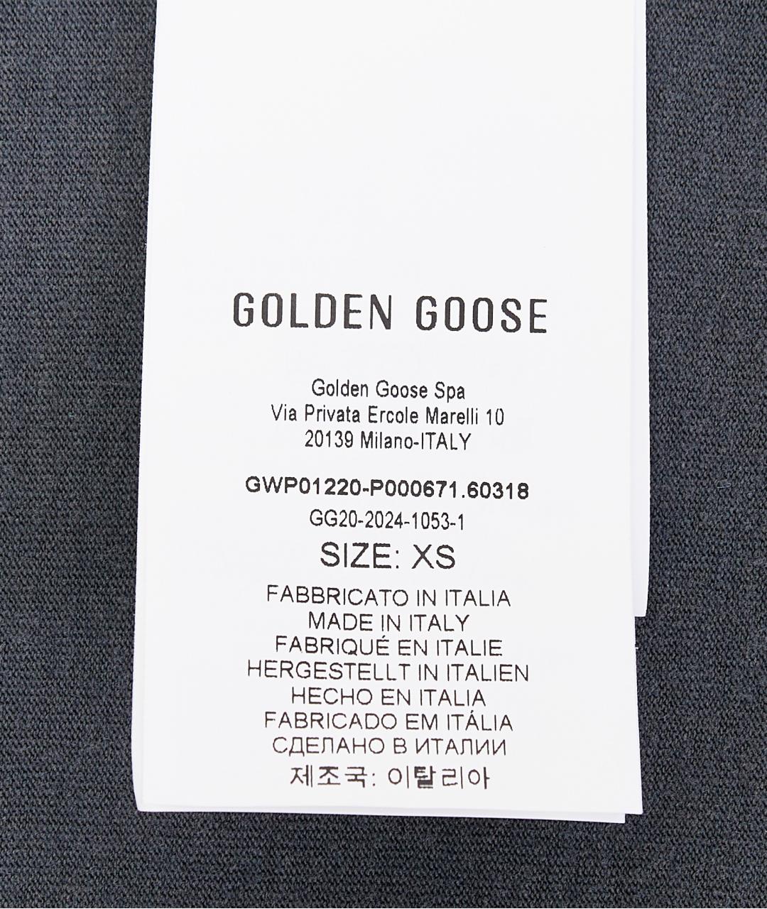 GOLDEN GOOSE DELUXE BRAND Серая хлопковая футболка, фото 6