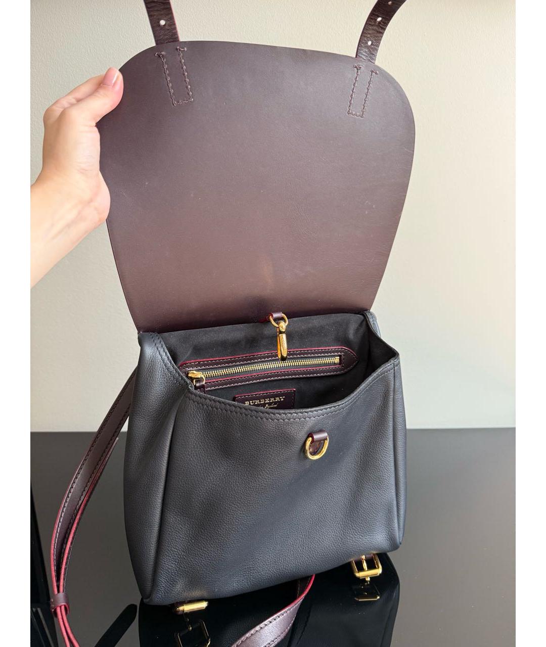 BURBERRY Мульти кожаная сумка через плечо, фото 7
